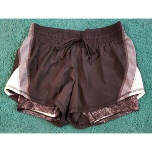Champion Duo Dry Black/Gray Boy Swim Running Shorts Activewear Shorts Size S